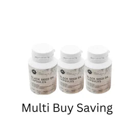 3x Black Seed Oil Capsules – Multi Buy Savings – £7.50 each
