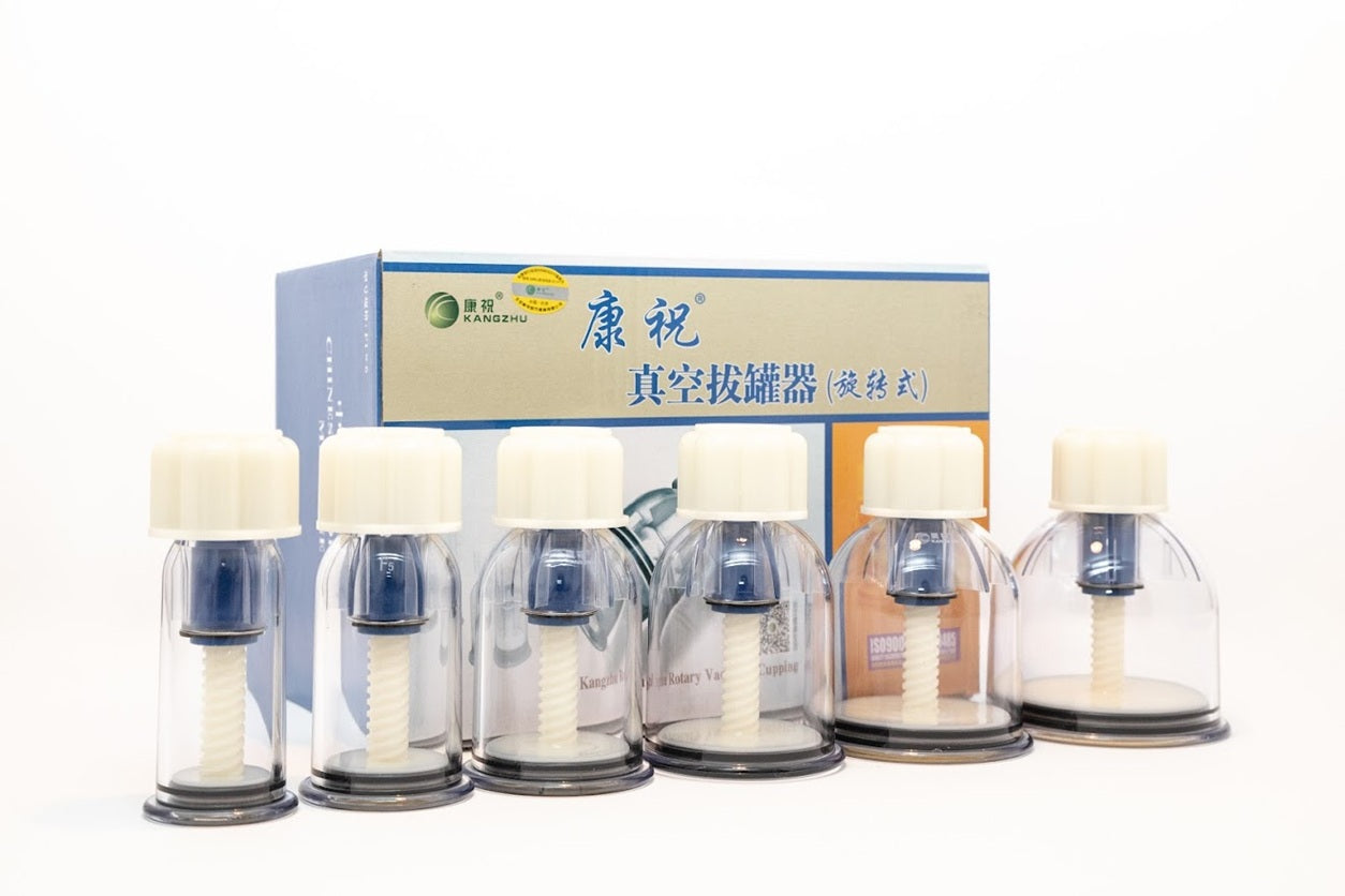 Kangzhu Rotary Vacuum Cupping Kit – Set of 6